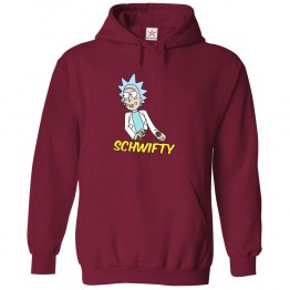 Schwifty Scientist Classic Unisex Kids and Adults Pullover Hoodie for Animated Cartoon Fans							 									 									
